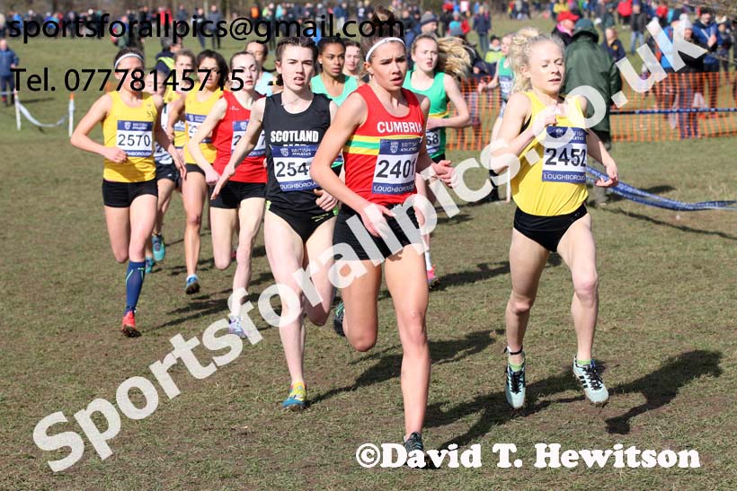 Womens under-20s 2019 British Athletics Inter Counties Cross Country, Prestwood Hall, Loughborough. Photo:  David T. Hewitson/Sports for All Pics